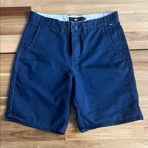 Vans Men's Navy Flat Front Chino Shorts